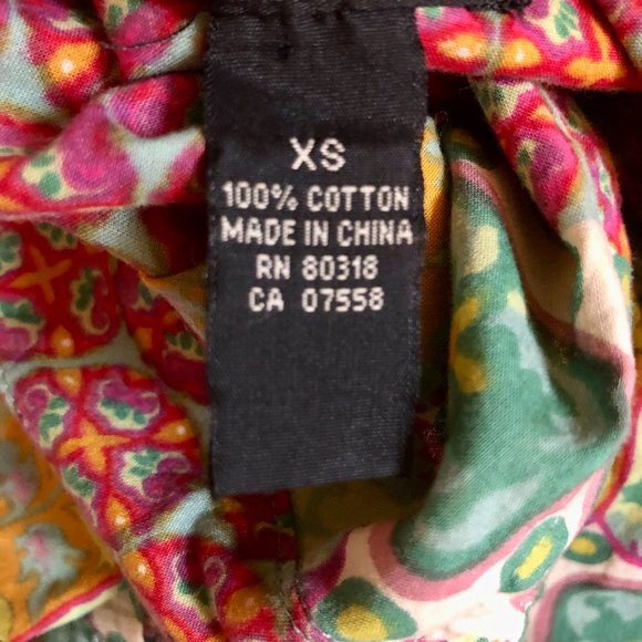 Mandala Print Button Up Shirt ASO Lane Kim - Picture 5 of 5